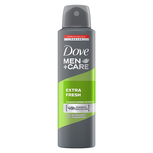 Dove Men+Care Antiperspirant Deodorant Aerosol Extra Fresh 250ml
