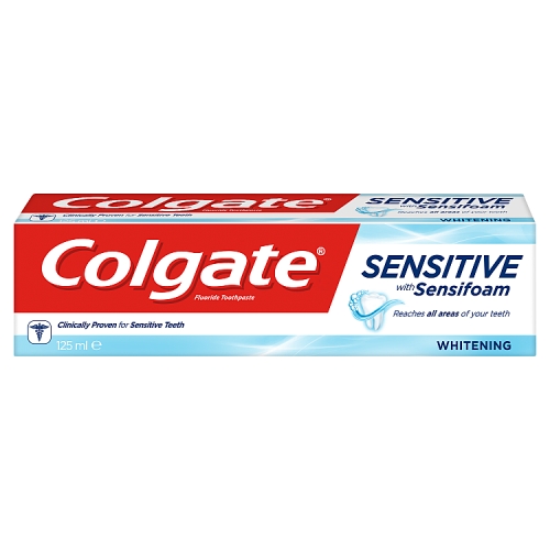 Colgate Sensitive with Sensifoam Whitening Toothpaste 125ml