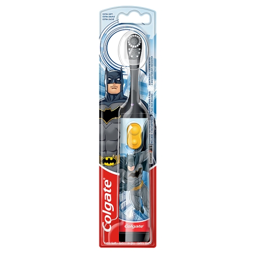 Colgate Kids Batman Extra Soft Battery Toothbrush 3+ Years.