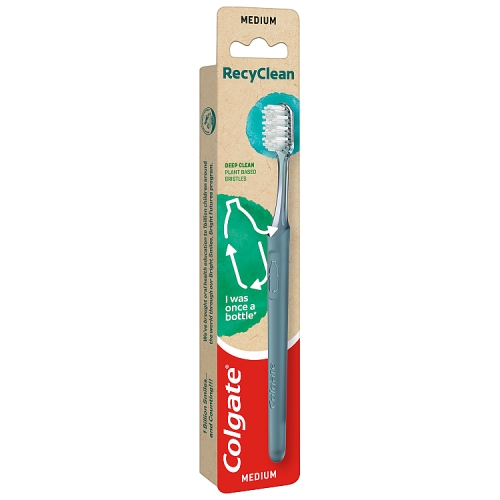 Colgate Recyclean Medium Manual Toothbrush.