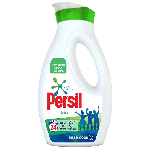 Persil Laundry Washing Liquid Detergent Bio 648ml (24 washes)
