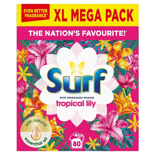 Surf Laundry Powder Tropical Lily 4kg 80 washes
