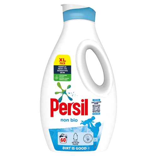 Persil Non Bio Laundry Washing Liquid Detergent 60 Wash 1.6l
