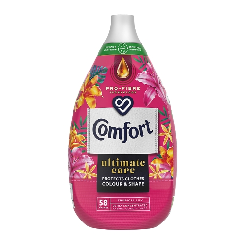 Comfort Fabric Conditioner Tropical Lily 58 Wash 870ml
