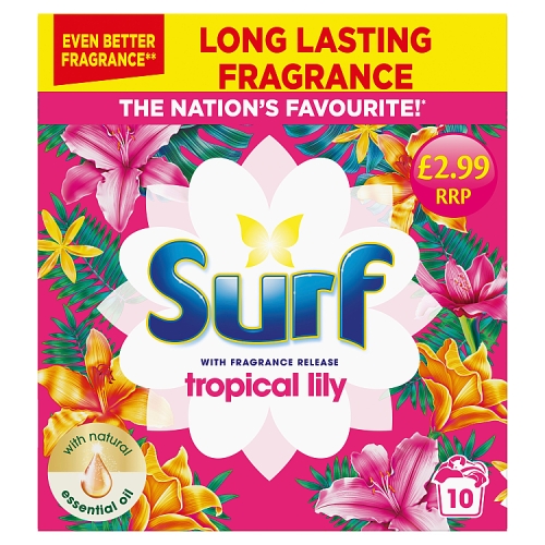 Surf Laundry Powder Tropical Lily 500g 10 washes