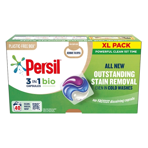 Persil 3 in 1 Washing Capsules Bio 40 Washes