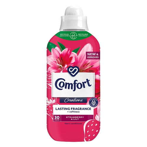 Comfort Creations Fabric Conditioner Strawberry & Lily 30 wash 900ml