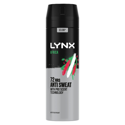 Lynx Antiperspirant Deodorant Spray XL Africa the G.O.A.T. of fragrance 200ml