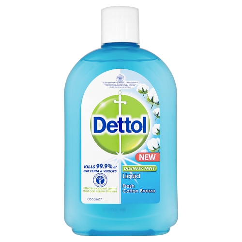 Dettol Disinfectant Liquid Fresh Cotton Breeze 500ml.