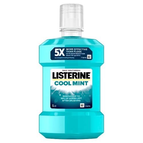 Listerine Daily Mouthwash Cool Mint 1L.