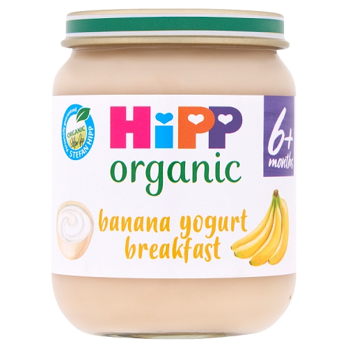 HiPP Organic Banana Yogurt Breakfast 6+ Months 125g.