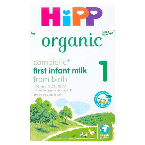 HiPP Organic 1 First Infant Baby Milk Powder from birth 800g.