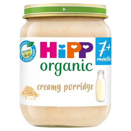 HiPP Organic Creamy Porridge Baby Food Jar 7+ Months 160g.