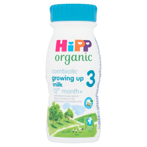 HiPP Organic 3 Growing up Baby Milk Ready to Feed Liquid Formula,From 12th Months,200ml.
