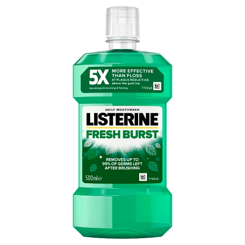 Listerine Fresh Burst Daily Mouthwash 500ml.