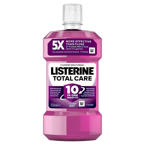 Listerine Total Care Fluoride Mouthwash Clean Mint 250ml.