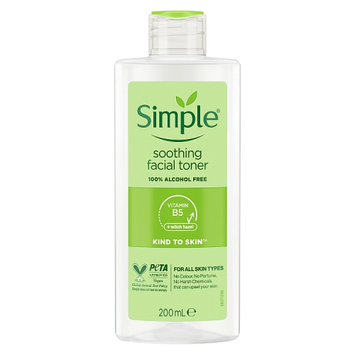 Simple Kind to Skin Facial Toner Soothing 200ml.