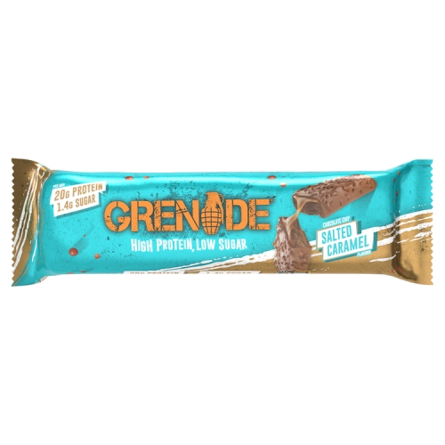Grenade Chocolate Chip Salted Caramel Flavour 60g.
