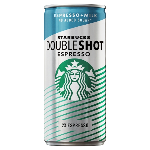Starbucks Doubleshot Espresso No Added Sugar Iced Coffee 200ml.