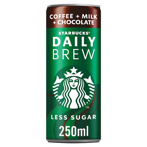 Starbucks Daily Brew Iced Coffee with Milk+Chocolate Flavour 250ml.