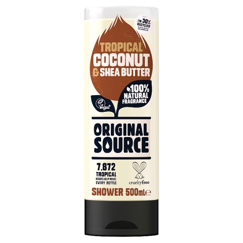 Original Source Coconut & Shea Butter Vegan Shower Gel 500ml.