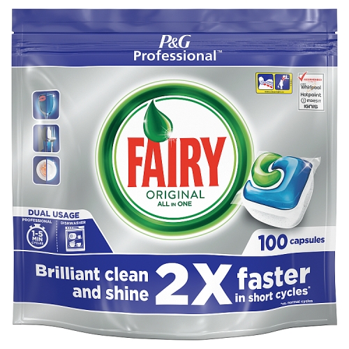 Fairy Platinum Dishwasher Tabs Regular 100.