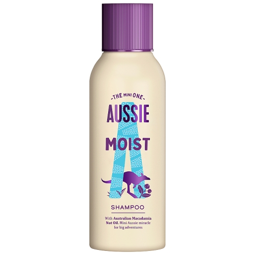 Aussie Miracle Moist Shampoo-Moisture-Quenching For Dry, Damaged Hair,90ml.