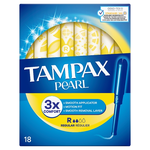 Tampax Pearl Regular Tampons With ApplicatorX18.