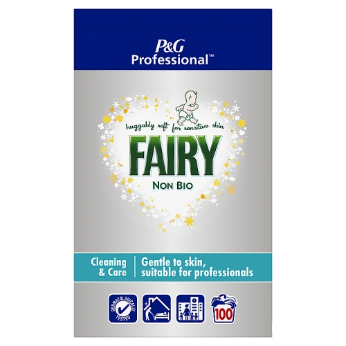 Fairy Professional Non Bio Powder Detergent 100 Washes.