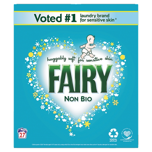 Fairy Non Bio Washing Powder 27 Washes.