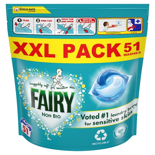 Fairy Non Bio PODS® Washing Capsules x51.
