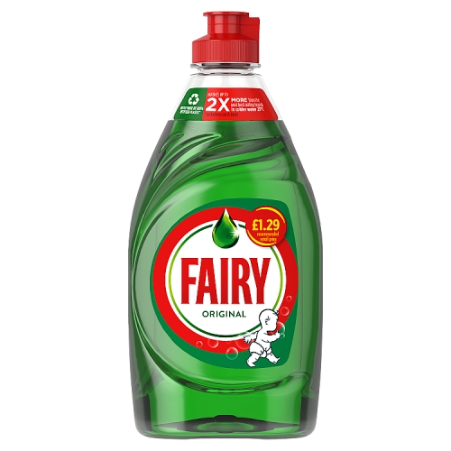 Fairy Original Washing Up Liquid Green with LiftAction 320ml PM £1.29