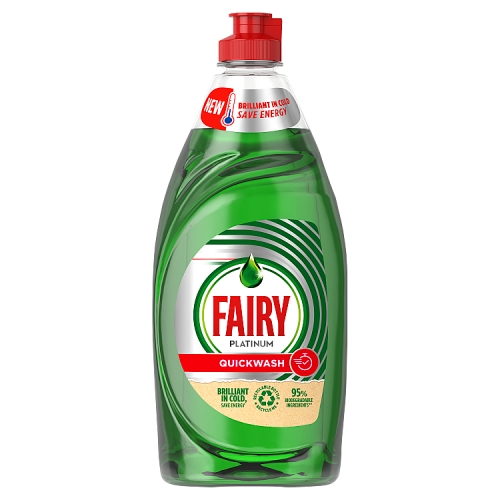Fairy Platinum Quickwash Original Washing Up Liquid 520ml.