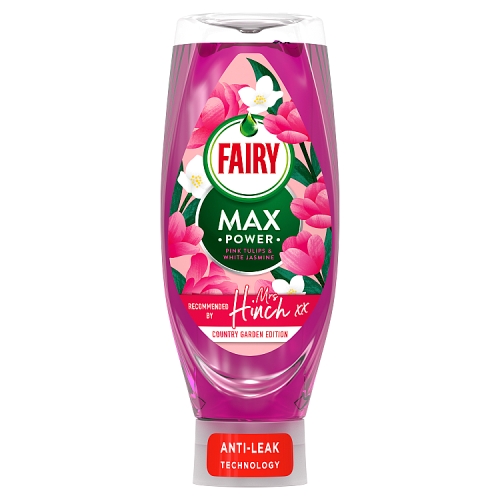 Fairy MaxPower Washing Up Liquid Pink Tulips & White Jasmine 640ml.