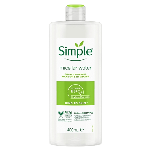 Simple Kind to Skin Micellar Cleansing Water Micellar 400ml.