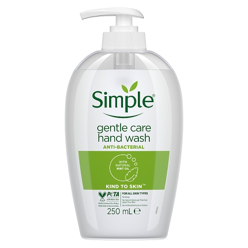 Simple Kind to Skin Handwash Gentle Care 250ml.