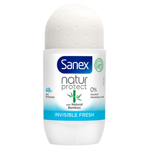 Sanex Natur Protect Invisible Fresh Natural Bamboo Roll On Deodorant 50ml.