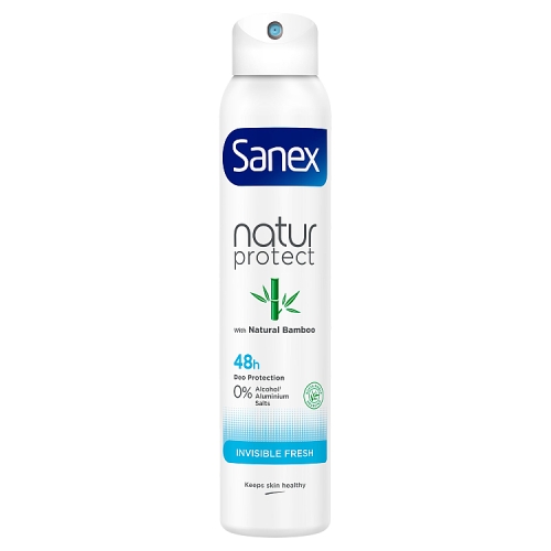 Sanex Natur Protect Invisible Fresh Bamboo Deodorant Spray 200ml.
