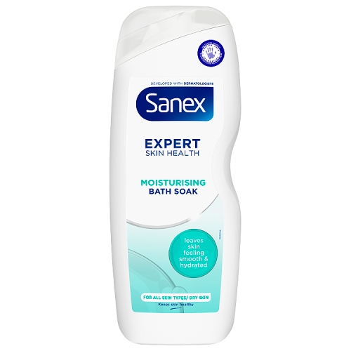 Sanex Expert Skin Health Moisturising Bath Soak 570ml.