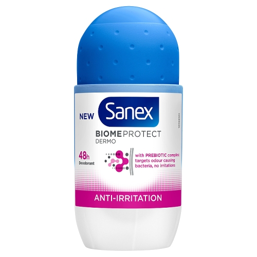 Sanex BiomeProtect Anti Irritation Roll On Deodorant 50ml.