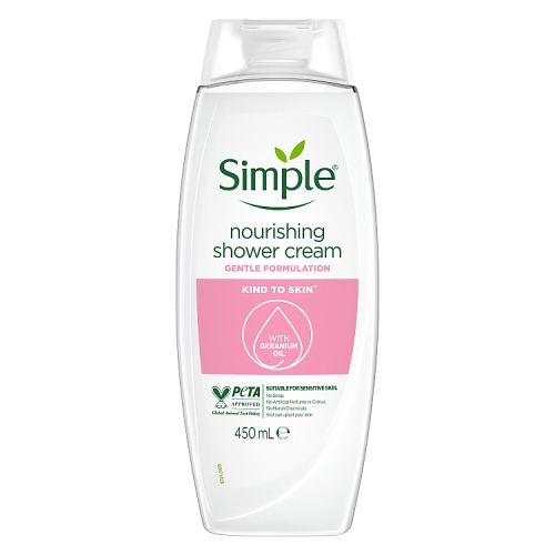 Simple Kind to Skin Shower Cream Nourishing 450ml.