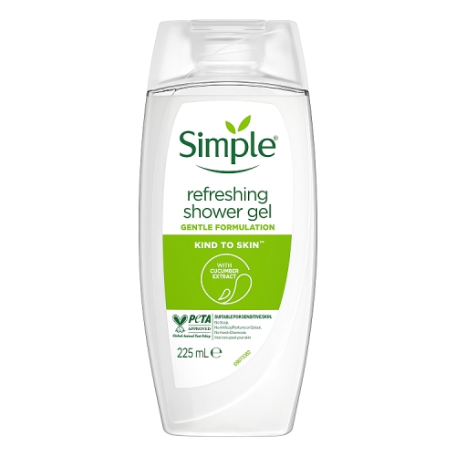 Simple Kind to Skin Shower Gel Refreshing 225ml.
