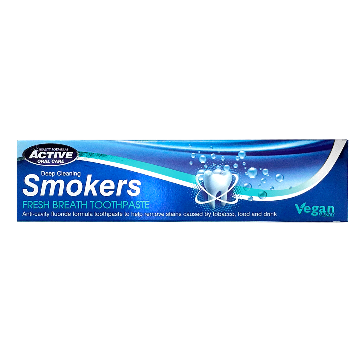 Smokers fresh breath toothpaste.