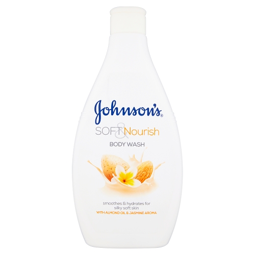 JOHNSON’S® Soft & Nourish Body Wash with Almond Oil & Jasmine Aroma 400ml.