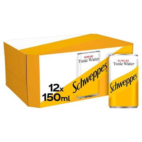 Schweppes Slimline Tonic Water (12x150ml)2.