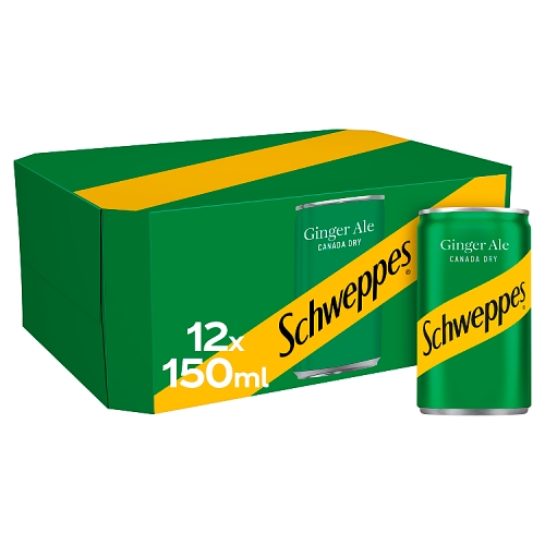 Schweppes Canada Dry Ginger Ale (12x150ml)2.