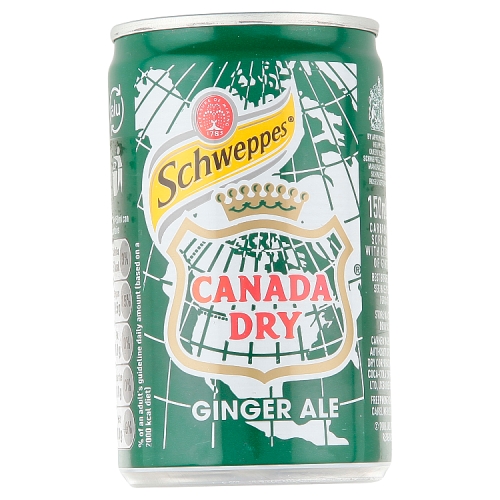 Schweppes Canada Dry Ginger Ale 24x150ml.
