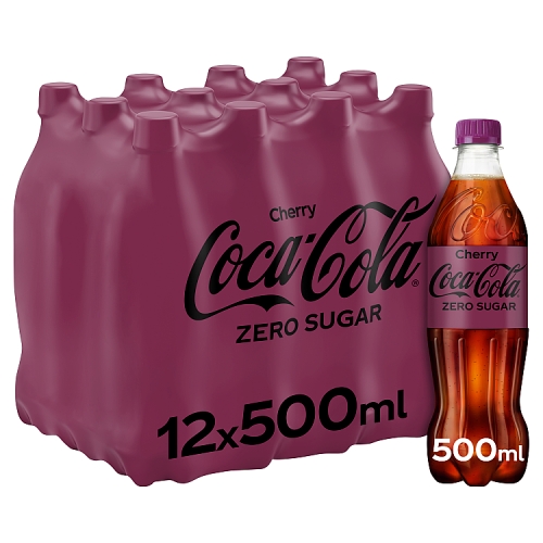 Coca-Cola Zero Sugar Cherry 12x500ml.