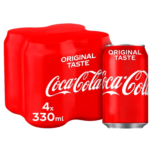 Coca-Cola Original Taste (4x330ml)6.