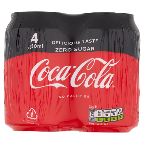 Coca-Cola Zero Sugar (4x330ml)6.
